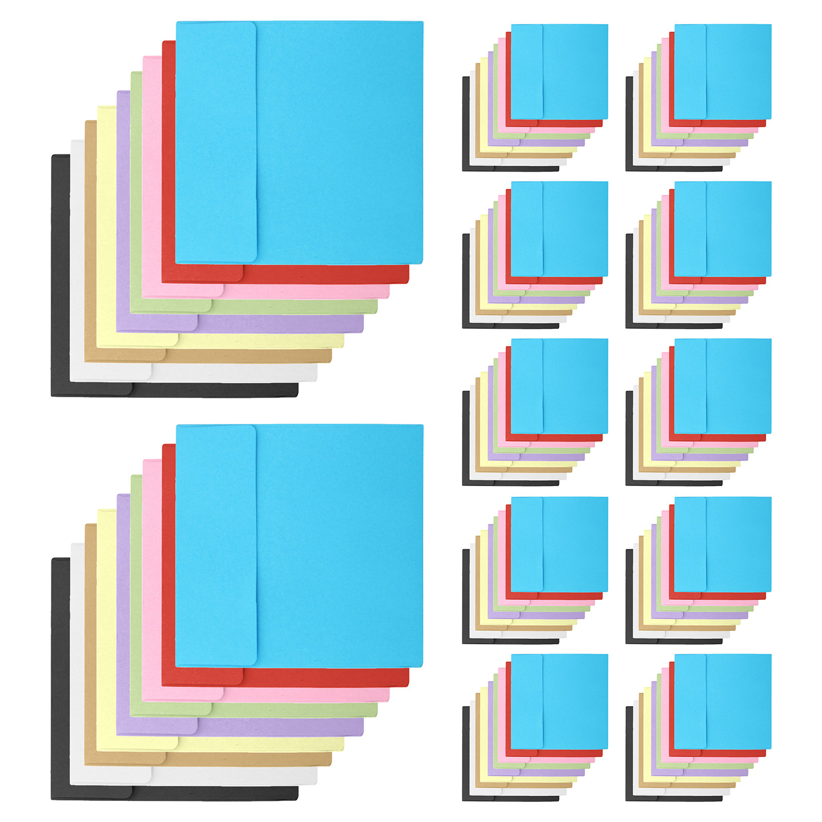 Letter Envelope Kraft - 100Pcs Blank Kraft Envelopes 10x10cm Small