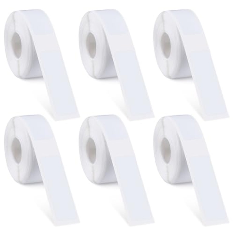 Label Printer Tape - 6 Rolls Label Maker Tapes for