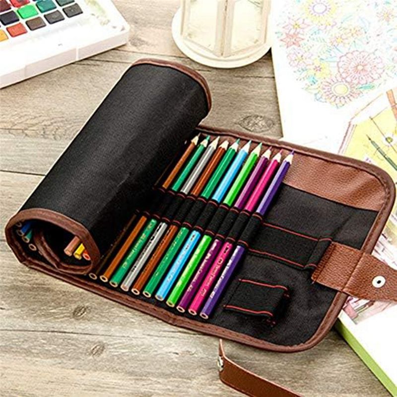 Pen Pouch Roll - BHBL 24 Slot Pencil Roll Up