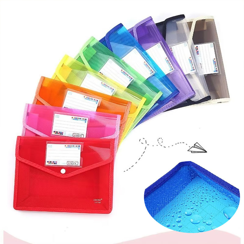 Stationery Warehouse - 1-10PCS Waterproof A4 A5 Snap Button