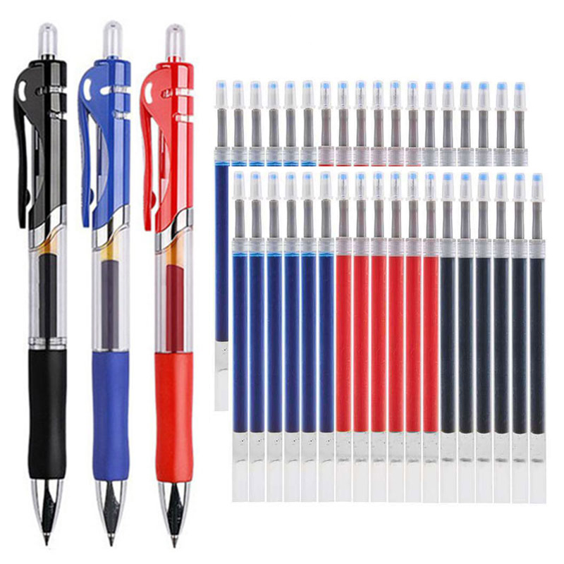 Gel Ink Pen Set - 10/30PCS Gel Pens Refills Set Kawaii