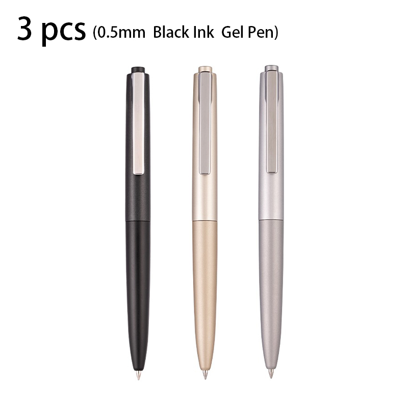 Stationery Supplies Business - Deli 3pcs 0.5mm/0.7mm Black Ink Gel
