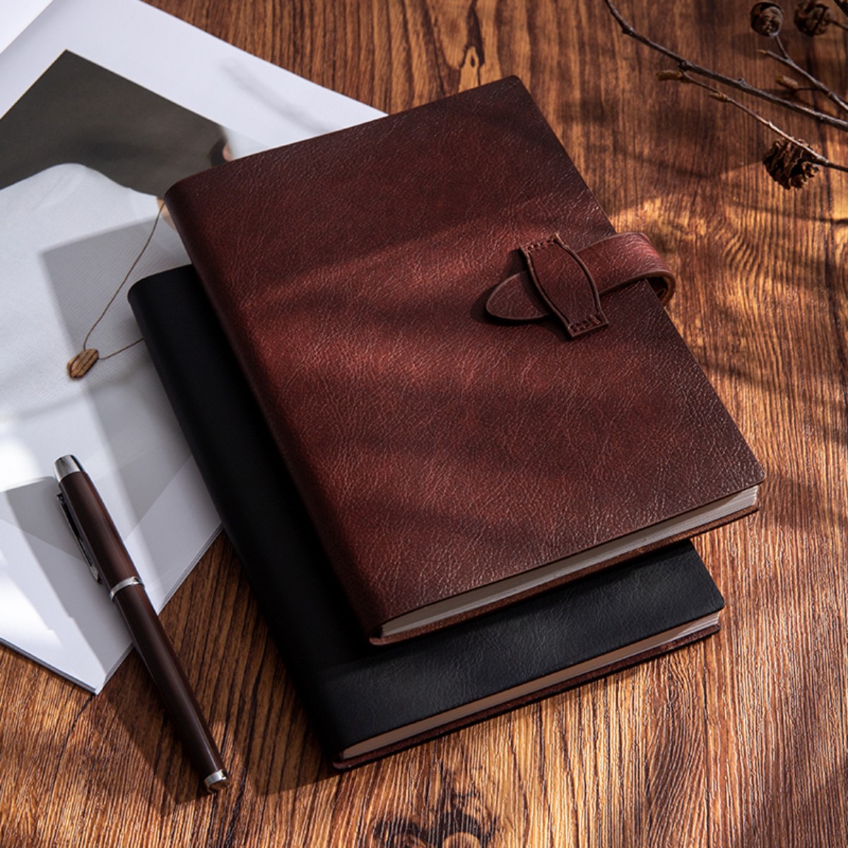 Notebook Dotted A5 - 2026 New Crafted from premium leather,