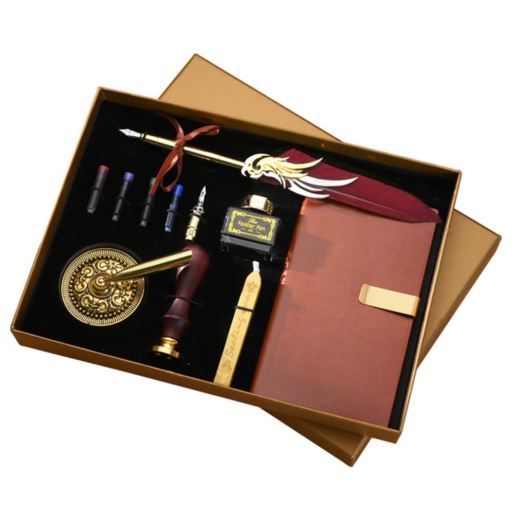 Fountain Pen Ink - Quill Pen and Ink Set Retro