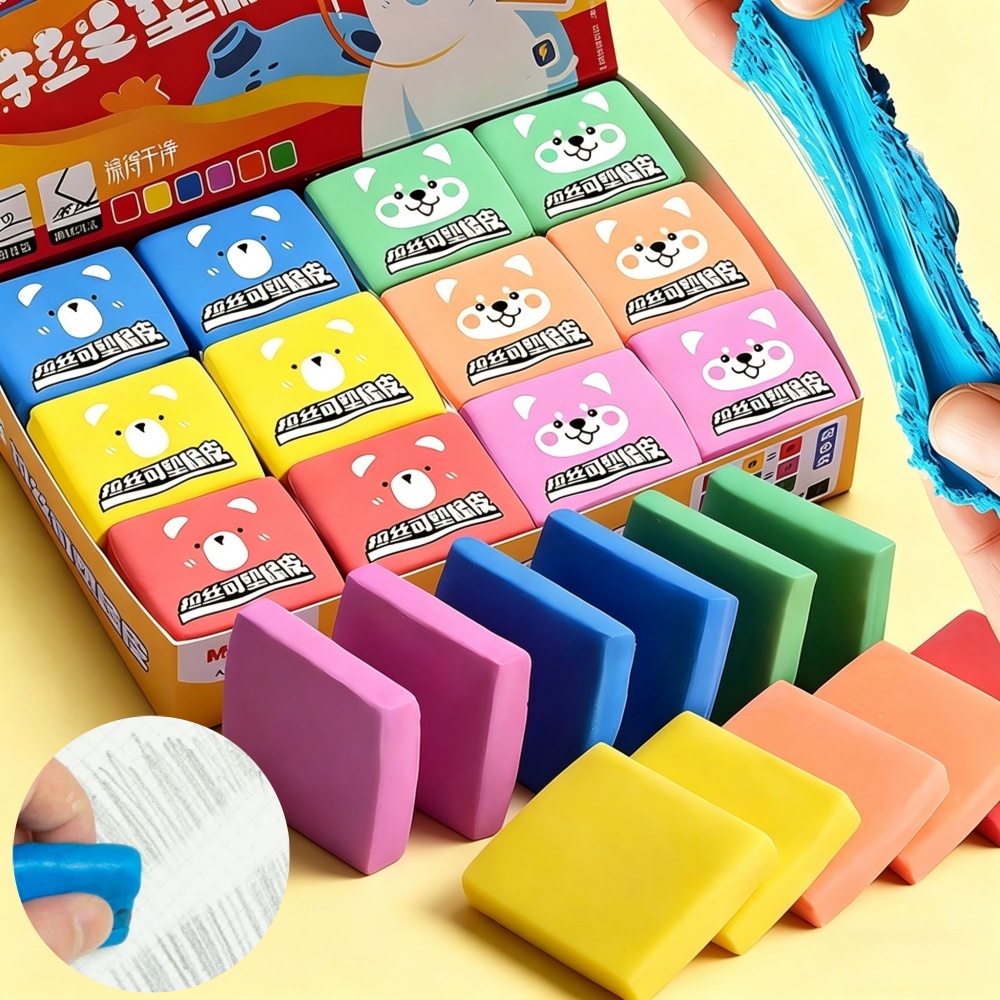 Rubber Eraser Kneaded - M&G Kneading Eraser Rubber Colorful Soft