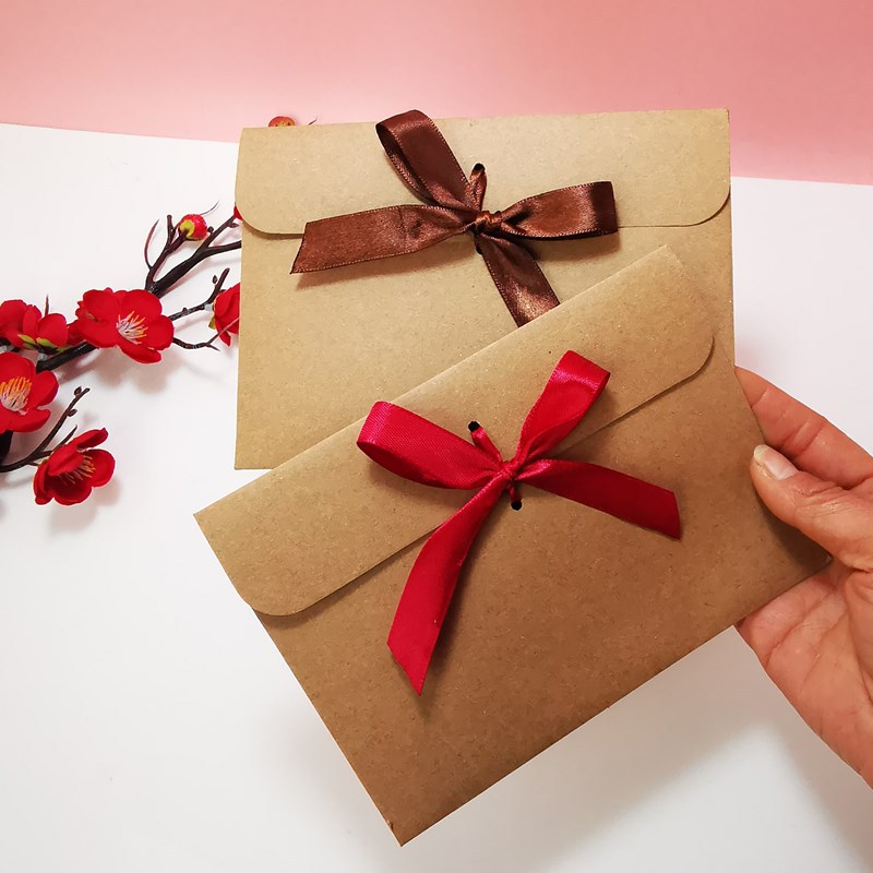 10Pcs Retro Kraft Envelope Bag - đánh giá và giá Letter Envelope Kraft