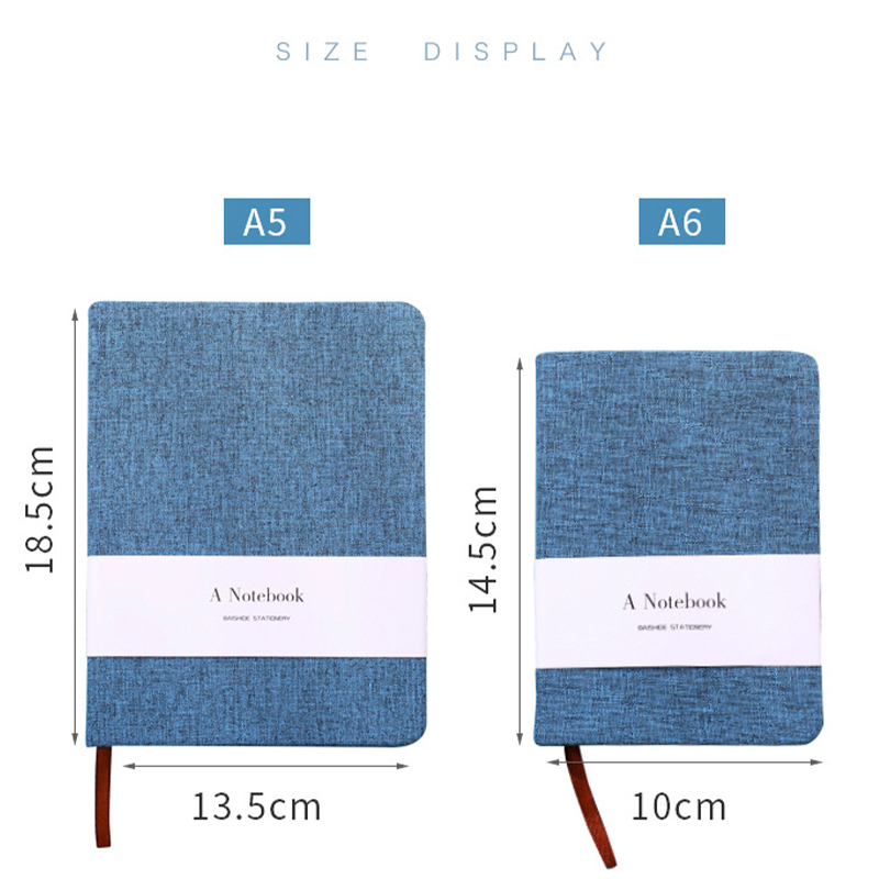 Fabric Cloth Cover Notebook A5 - đánh giá và giá Notebook Dotted A5