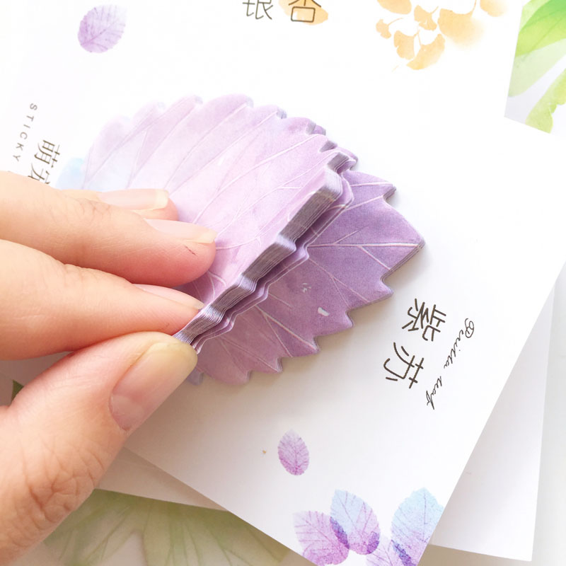 30 Pcs Leaf Sticky notes Plann - đánh giá và giá Office Stationery Supply List