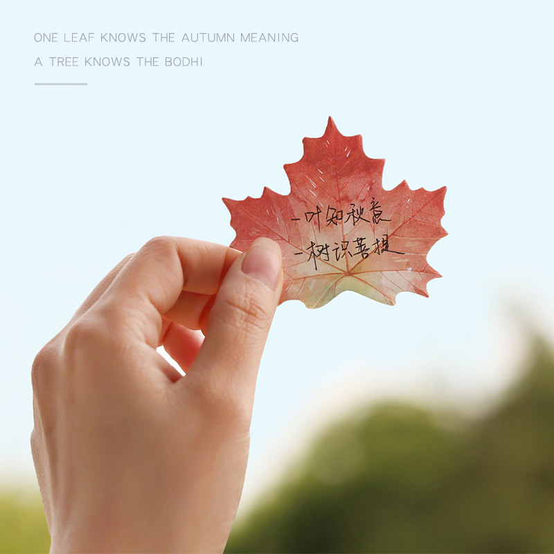30 Pcs Leaf Sticky notes Plann - đánh giá và giá Office Stationery Supply List