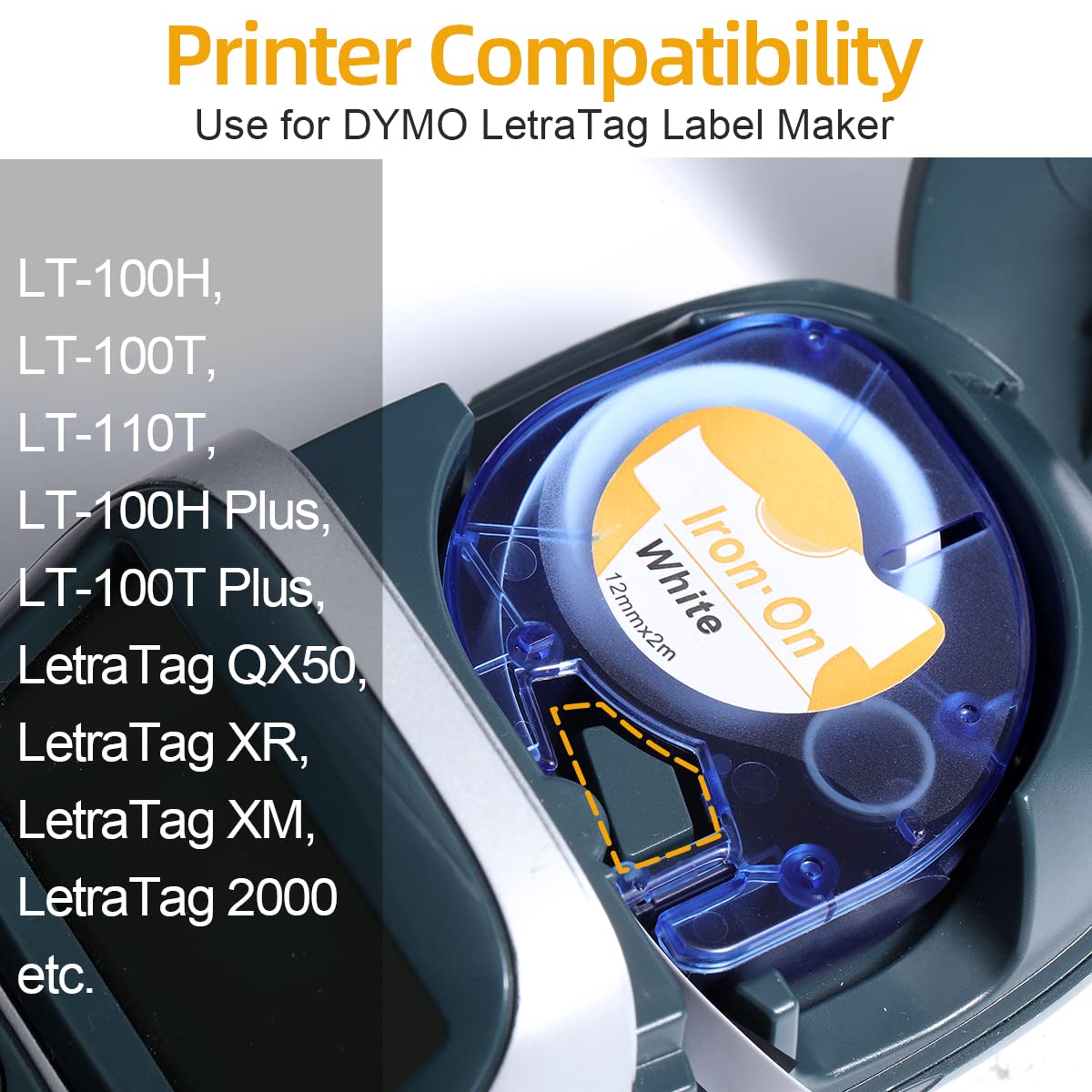 5Pk Compatible Dymo LetraTag I - đánh giá và giá Label Printer Tape