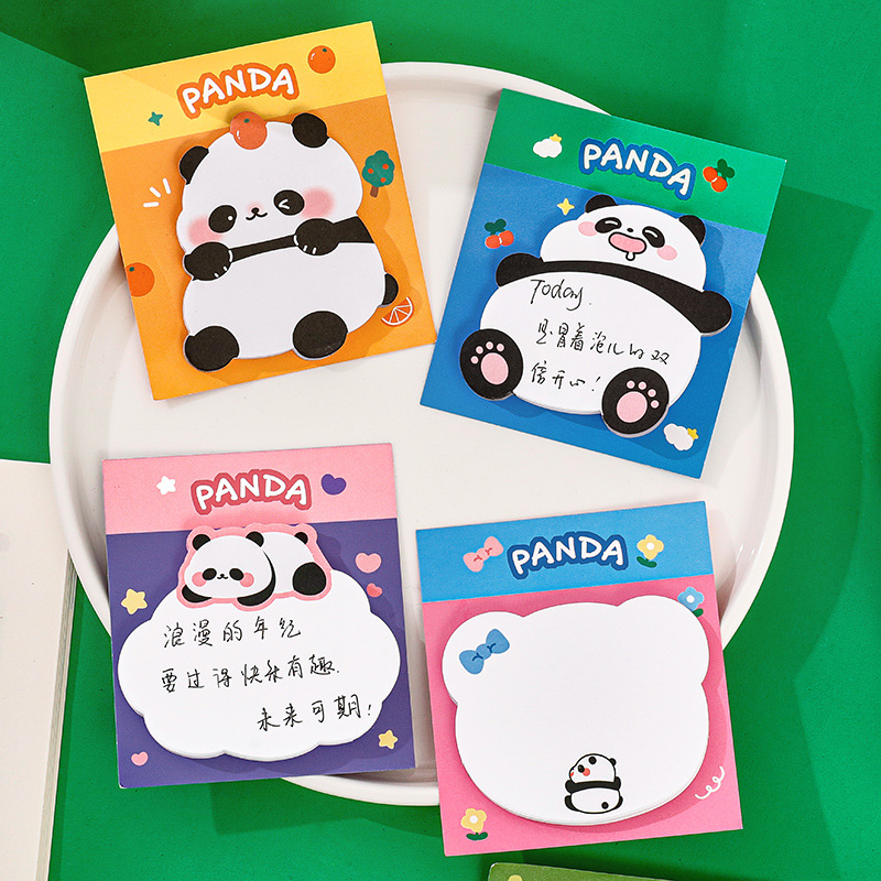 4 Pcs/lot Chubby Panda Cartoon - đánh giá và giá Office Stationery Supply List
