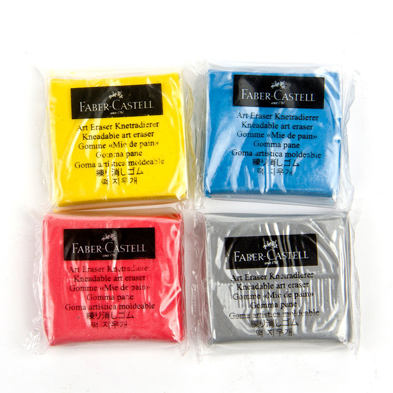 Faber-Castell Kneaded Soft Pla - đánh giá và giá Rubber Eraser Kneaded