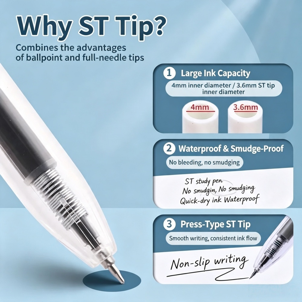 M&G Gel Pen 0.5mm Black Ink Qu - đánh giá và giá Gel Ink Pen Set