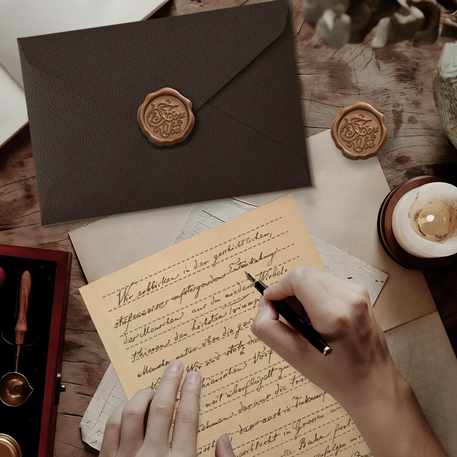 22Pcs Vintage Writing Paper Se - đánh giá và giá Letter Envelope Kraft