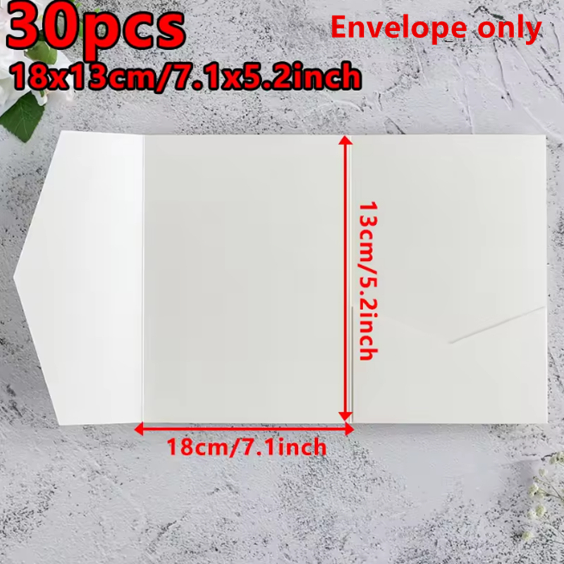 30pcs 18x13cm Green Envelopes  - đánh giá và giá Stationery Supplies Business