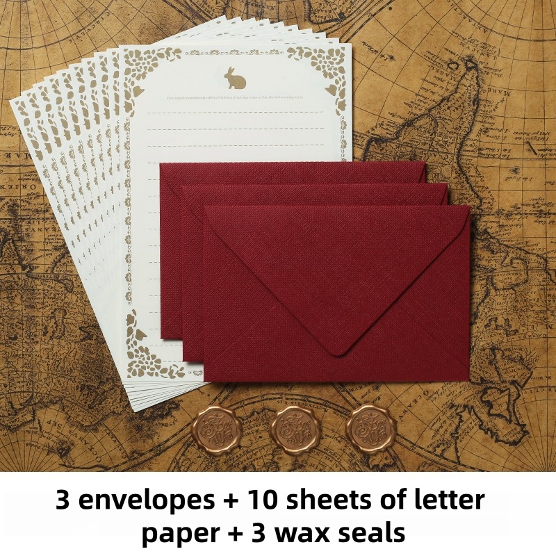 16PCS Vintage Linen Envelopes  - đánh giá và giá Letter Envelope Kraft
