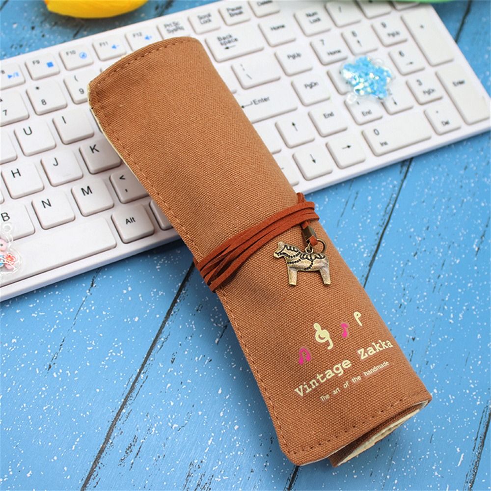 12 Holes Pencil Case Roller Pe - đánh giá và giá Pen Pouch Roll