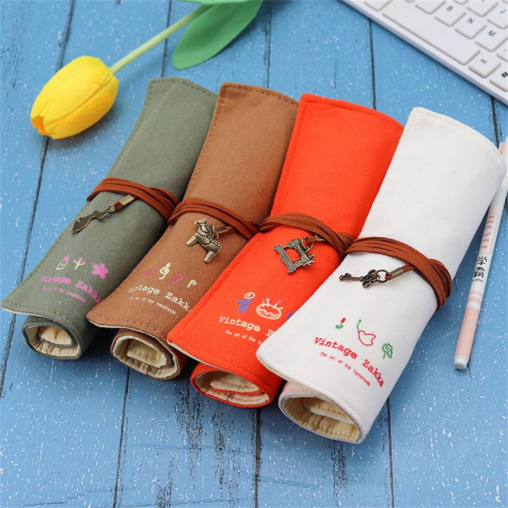 12 Holes Pencil Case Roller Pe - đánh giá và giá Pen Pouch Roll
