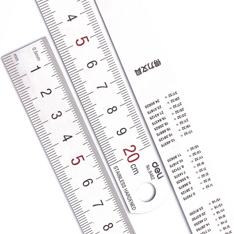 Deli 20cm Stainless Steel Meta - đánh giá và giá Stationery Office And School Supply Stores