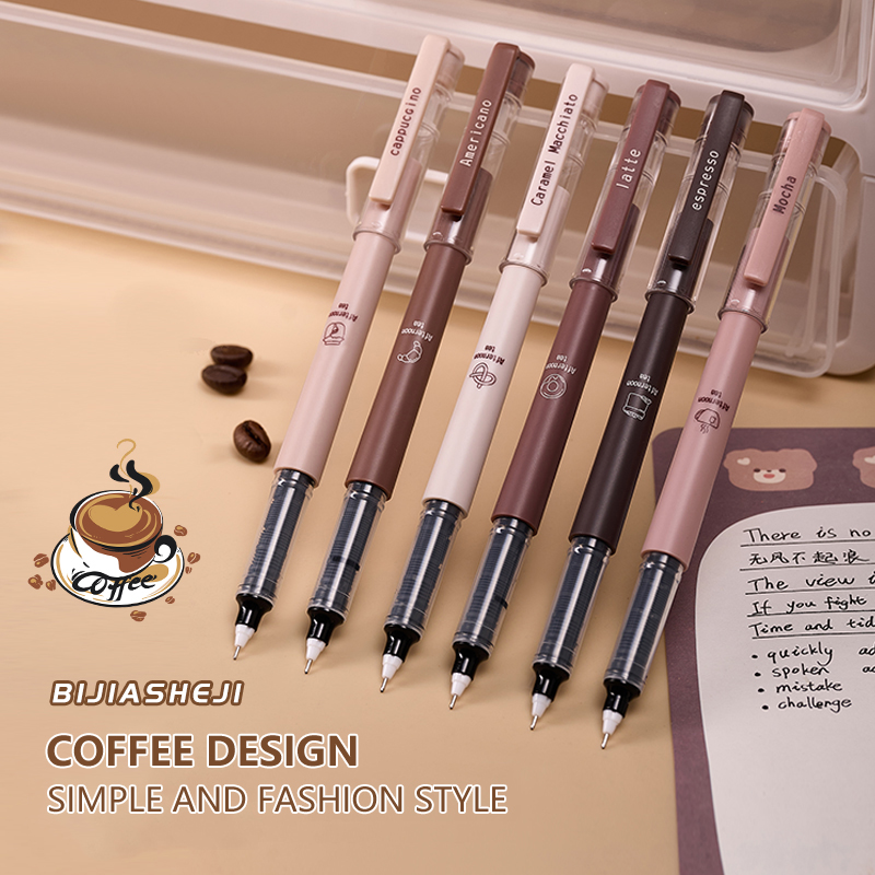 Pack of 6 Brown Gel Pens - 0.5 - đánh giá và giá Gel Ink Pen Set