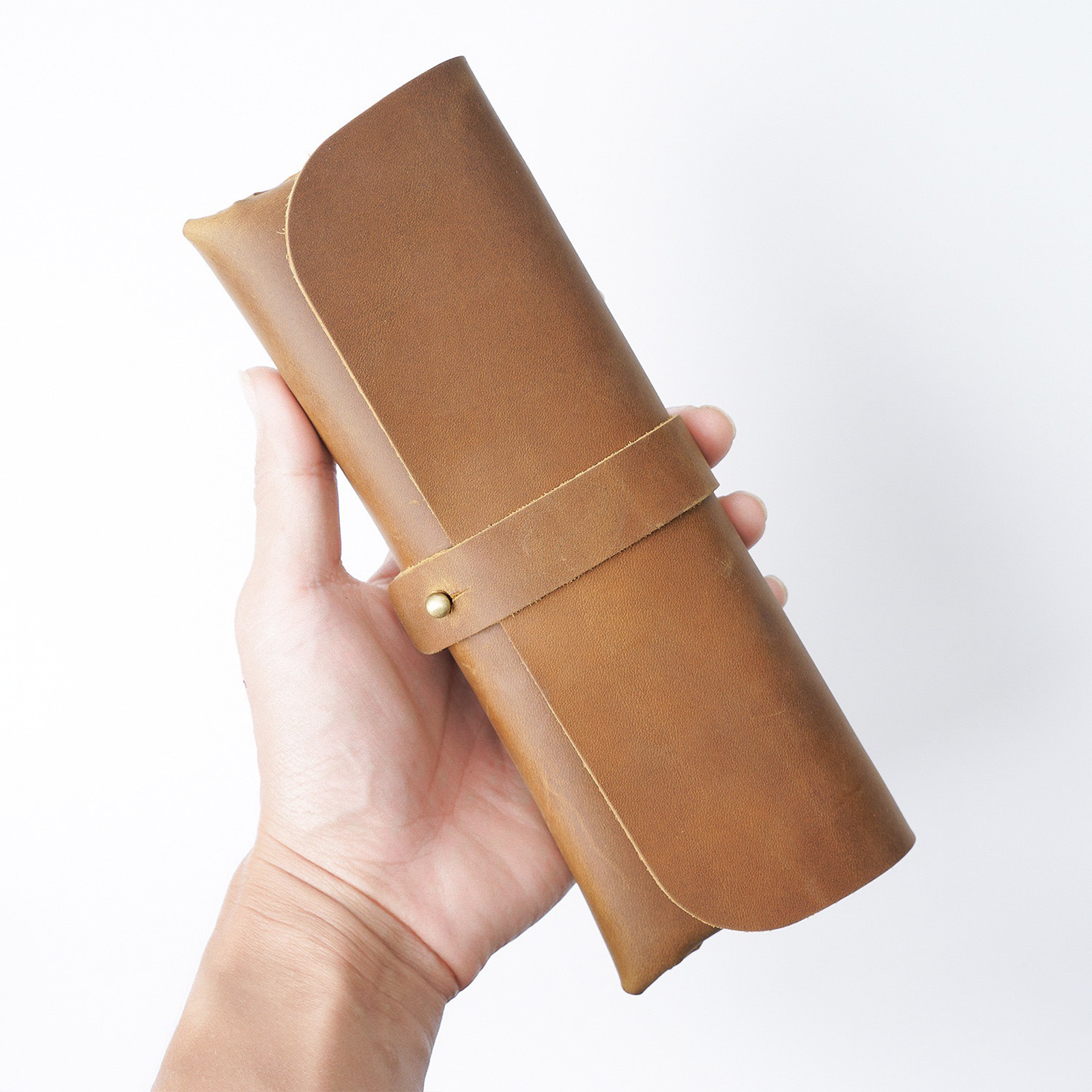 Genuine Leather Pencil Roll Ca - đánh giá và giá Pen Pouch Roll