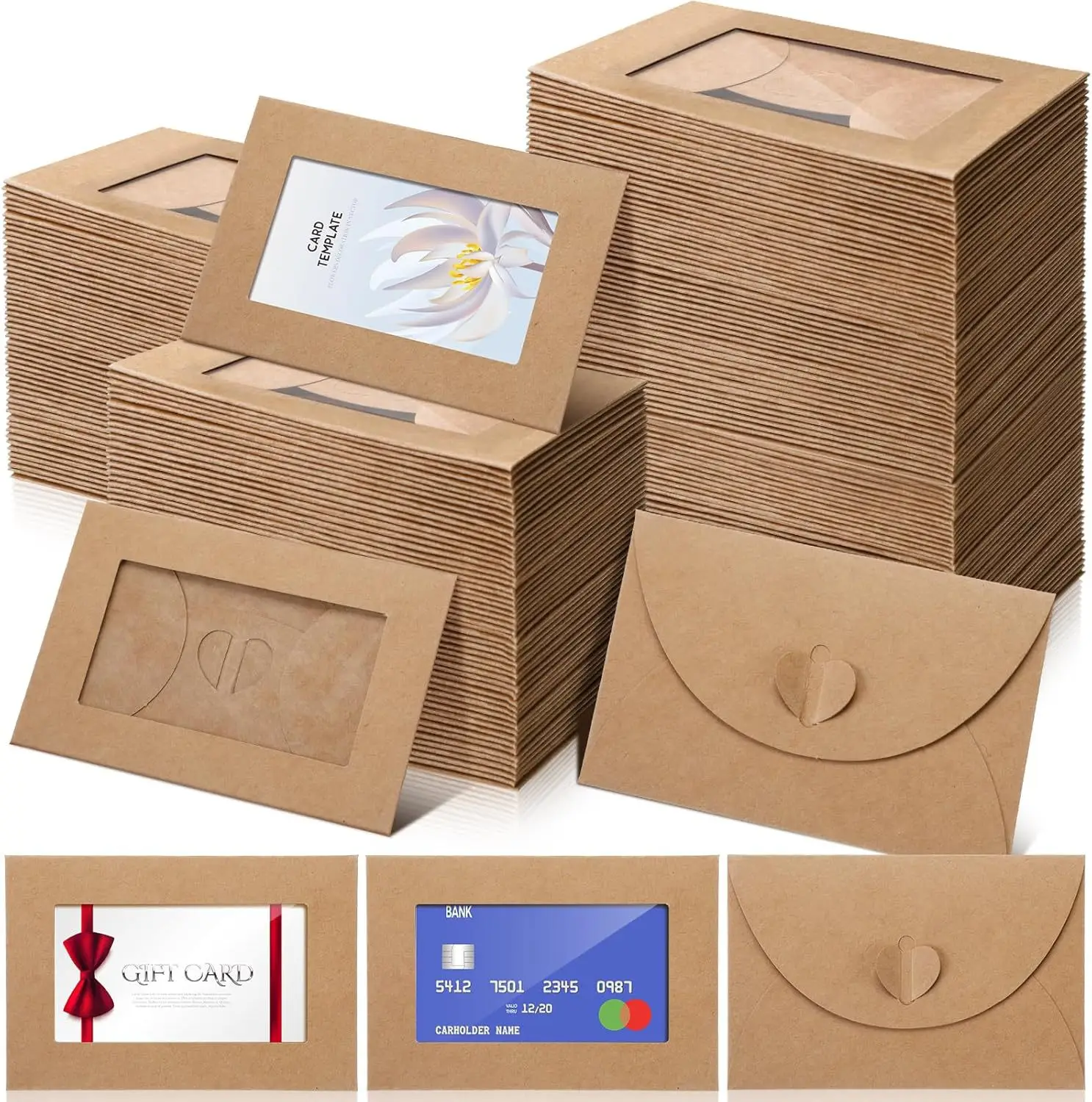 50pcs/lot 10.5X7cm Envelope Po - đánh giá và giá Letter Envelope Kraft