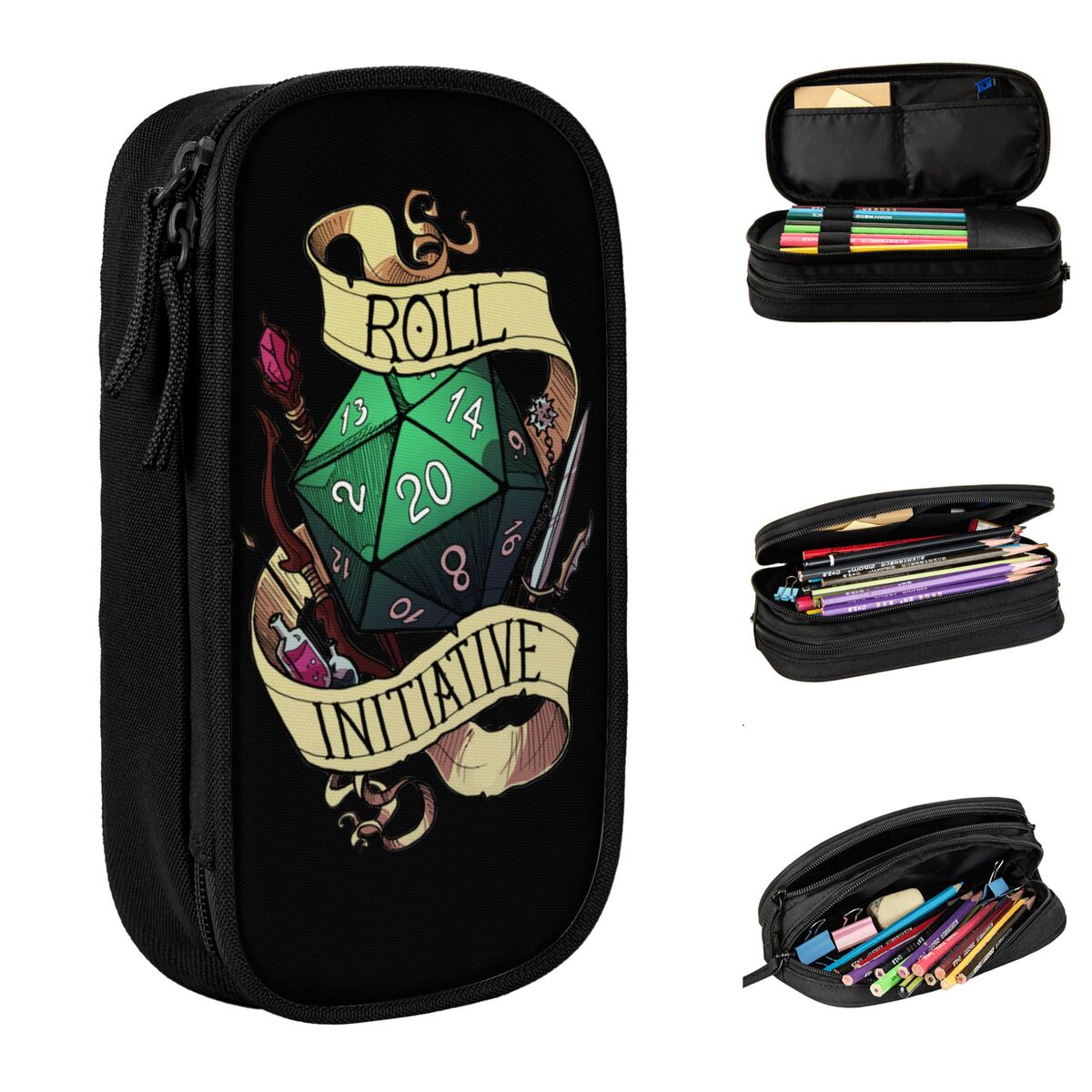 Roll Initiative Pencil Case Ne - đánh giá và giá Pen Pouch Roll