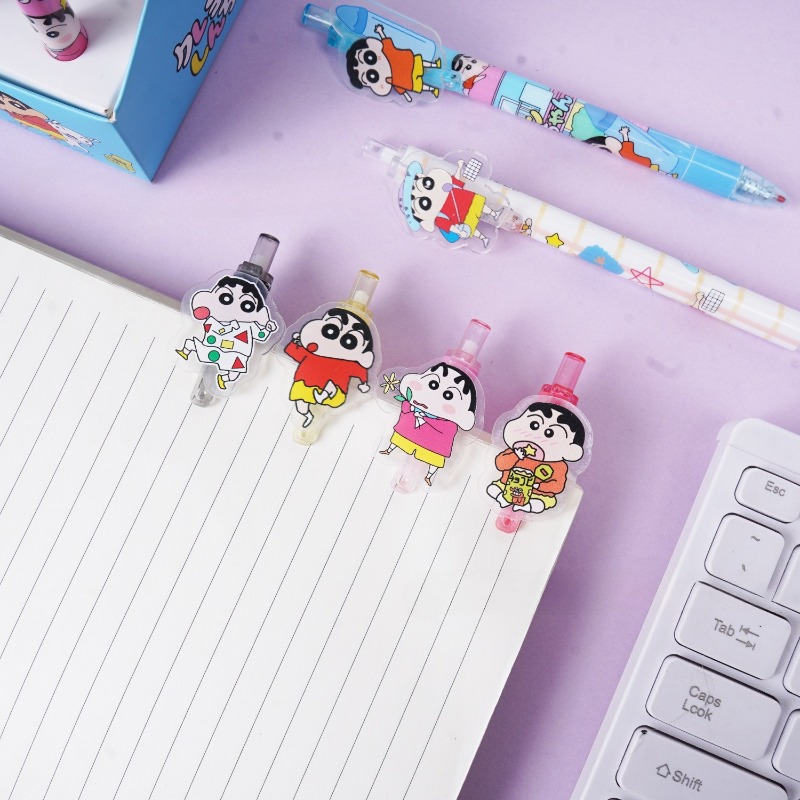 48pcs/box Crayon Shinchan Poin - đánh giá và giá Fountain Pen Ink