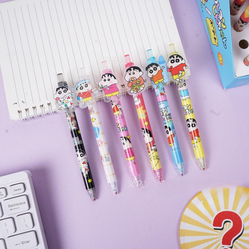 48pcs/box Crayon Shinchan Poin - đánh giá và giá Fountain Pen Ink