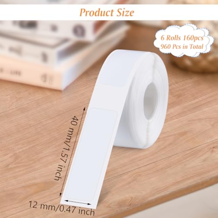 6 Rolls Label Maker Tapes for  - đánh giá và giá Label Printer Tape