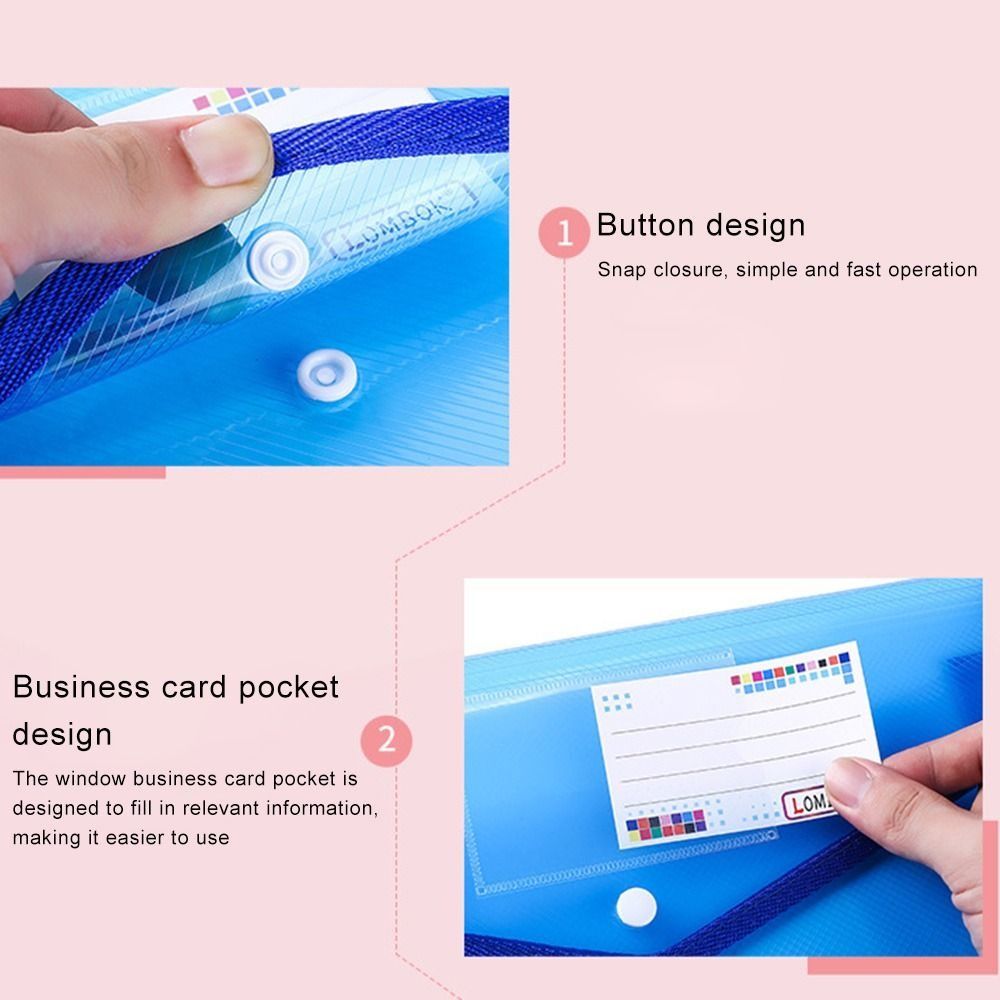 1-10PCS Waterproof A4 A5 Snap  - đánh giá và giá Stationery Warehouse