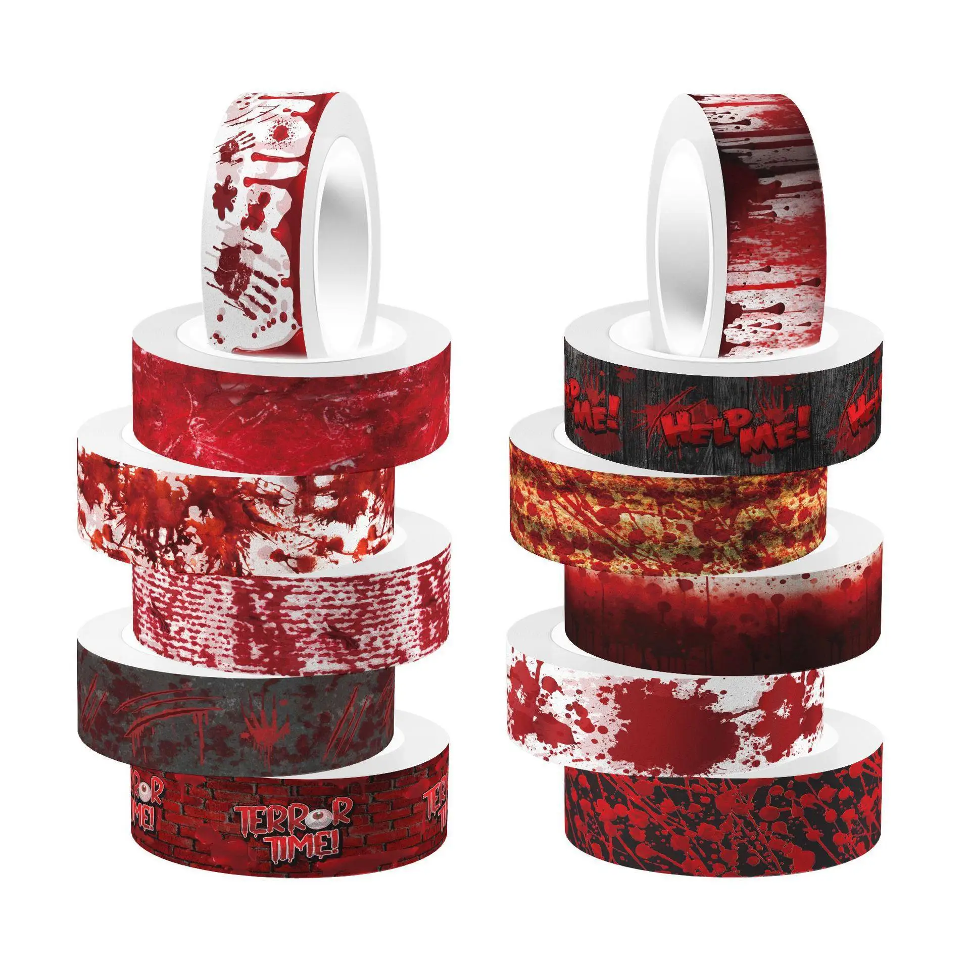 Halloween Bloody Hand Bleeding - đánh giá và giá Washi Tape Set