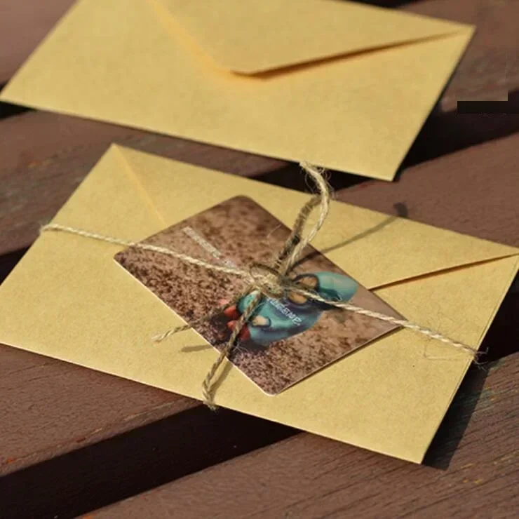 30pcs Large Triangle Fold Flap - đánh giá và giá Letter Envelope Kraft