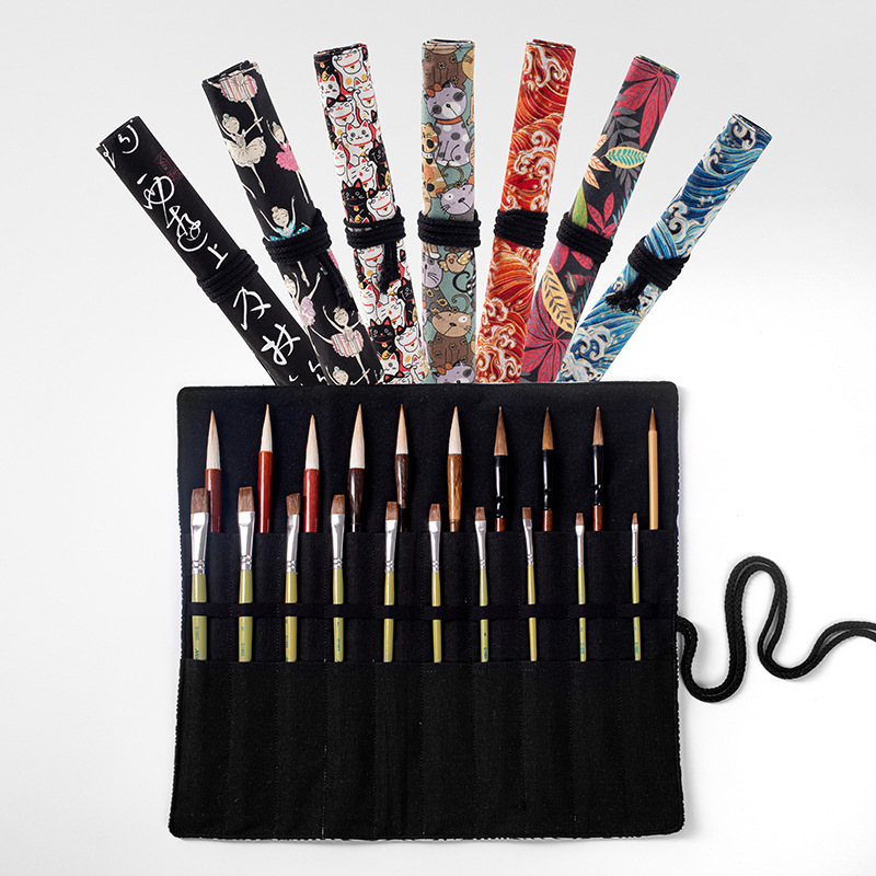 20 Lỗ Cuộn Chì Trường Viết Bàn - đánh giá và giá Pen Pouch Roll