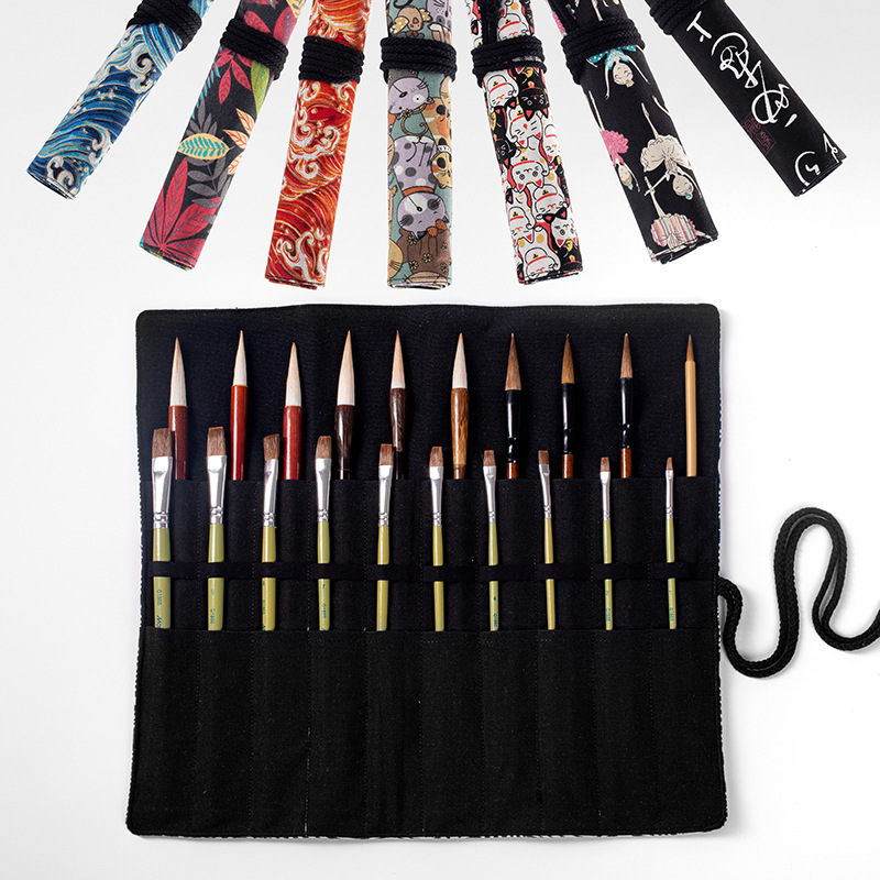 20 Lỗ Cuộn Chì Trường Viết Bàn - đánh giá và giá Pen Pouch Roll