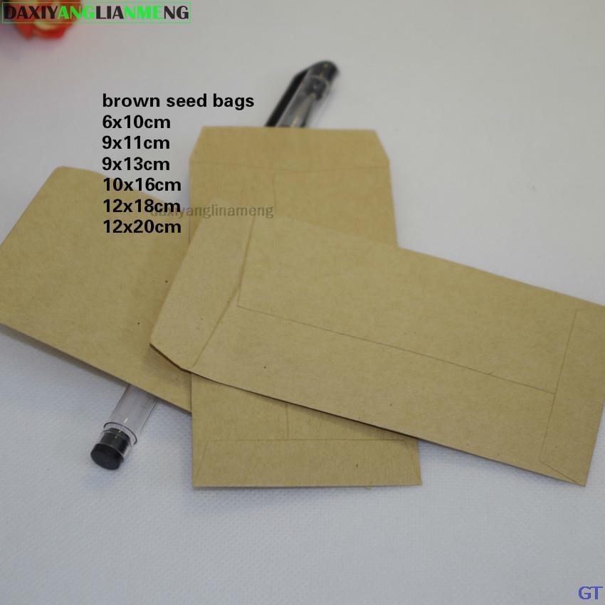 100 Chiếc 6*10 10*16 9*1312*20 - đánh giá và giá Letter Envelope Kraft