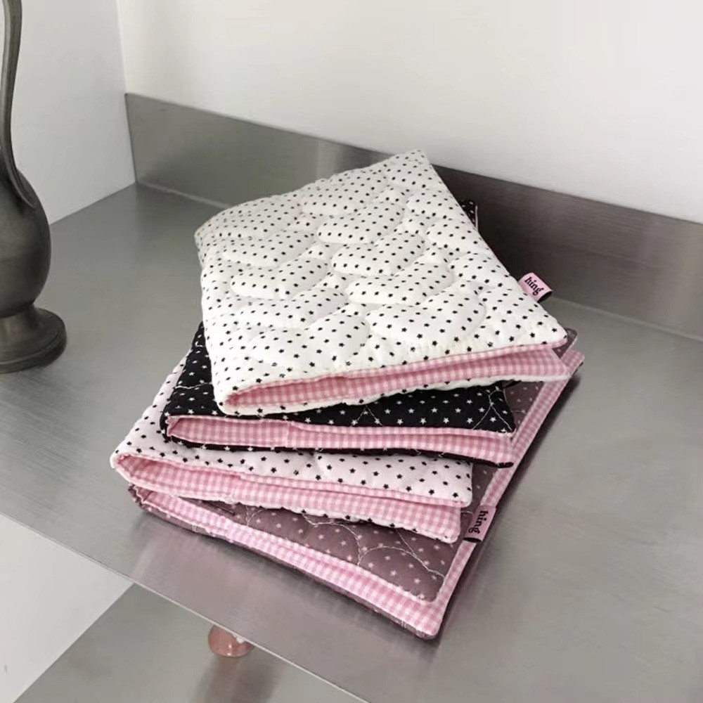 Ins Quilted Cotton A5 Book Cov - đánh giá và giá Notebook Dotted A5