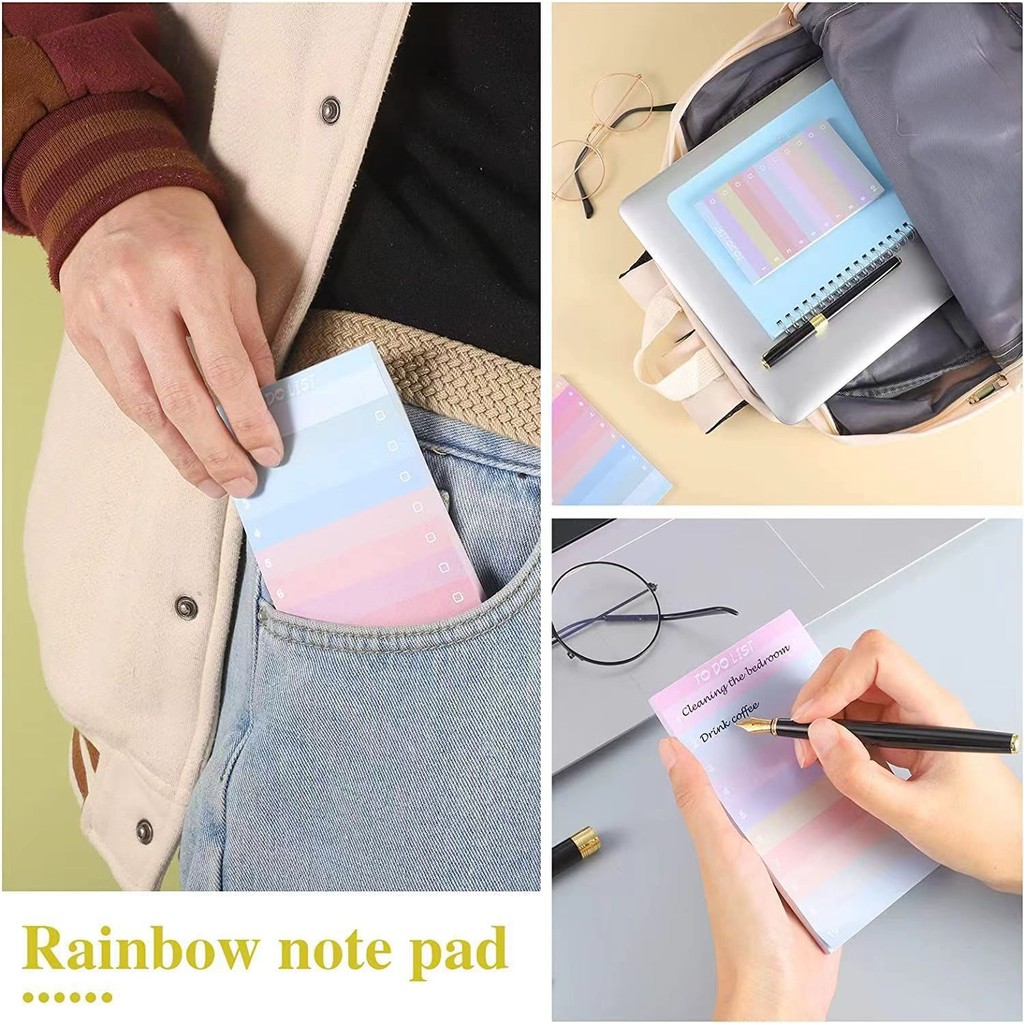 50 Pages Colorful Gradient Sti - đánh giá và giá Office Stationery Supply List