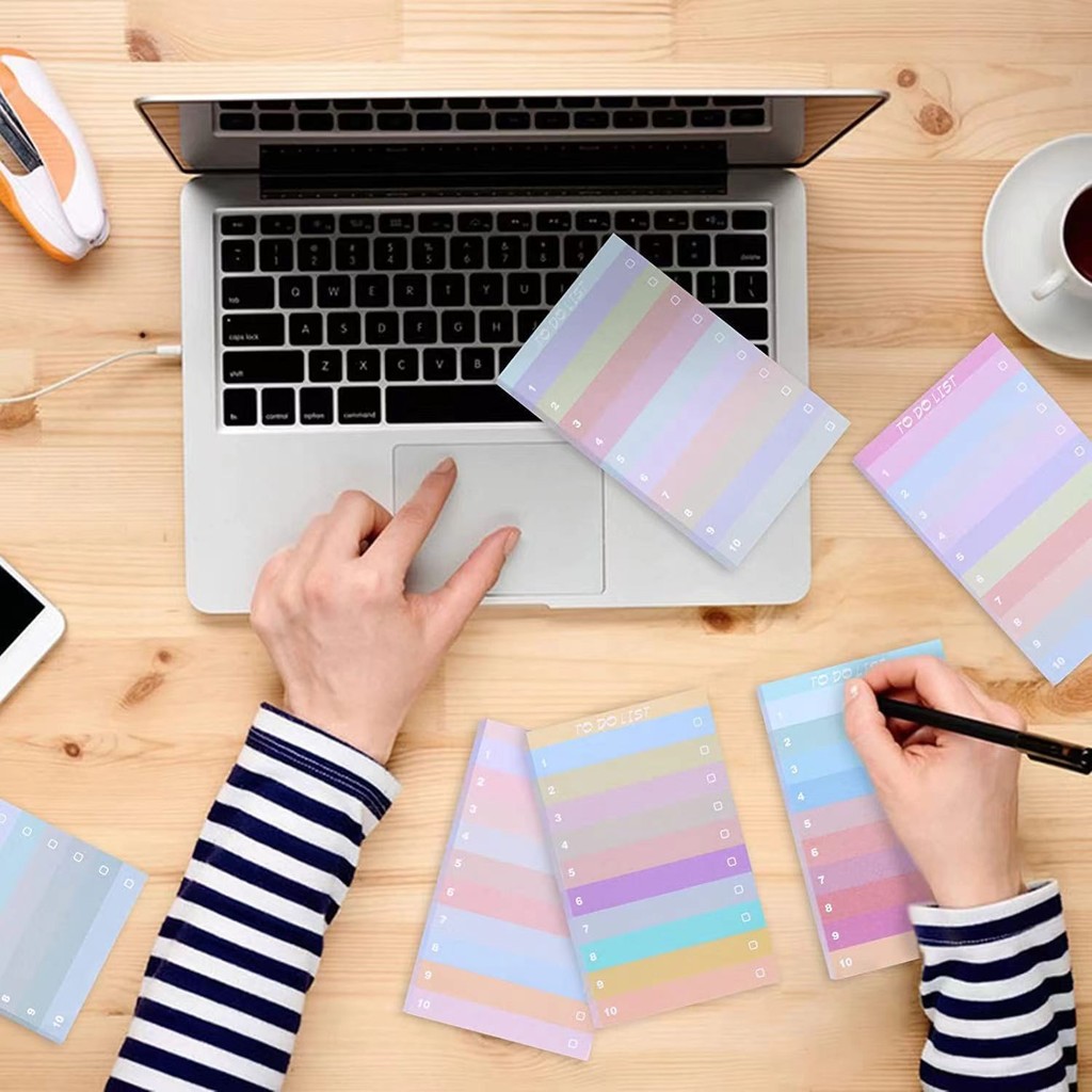 50 Pages Colorful Gradient Sti - đánh giá và giá Office Stationery Supply List