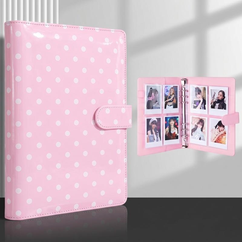 A5 Polka Dot 6 Ring Card Colle - đánh giá và giá Notebook Dotted A5