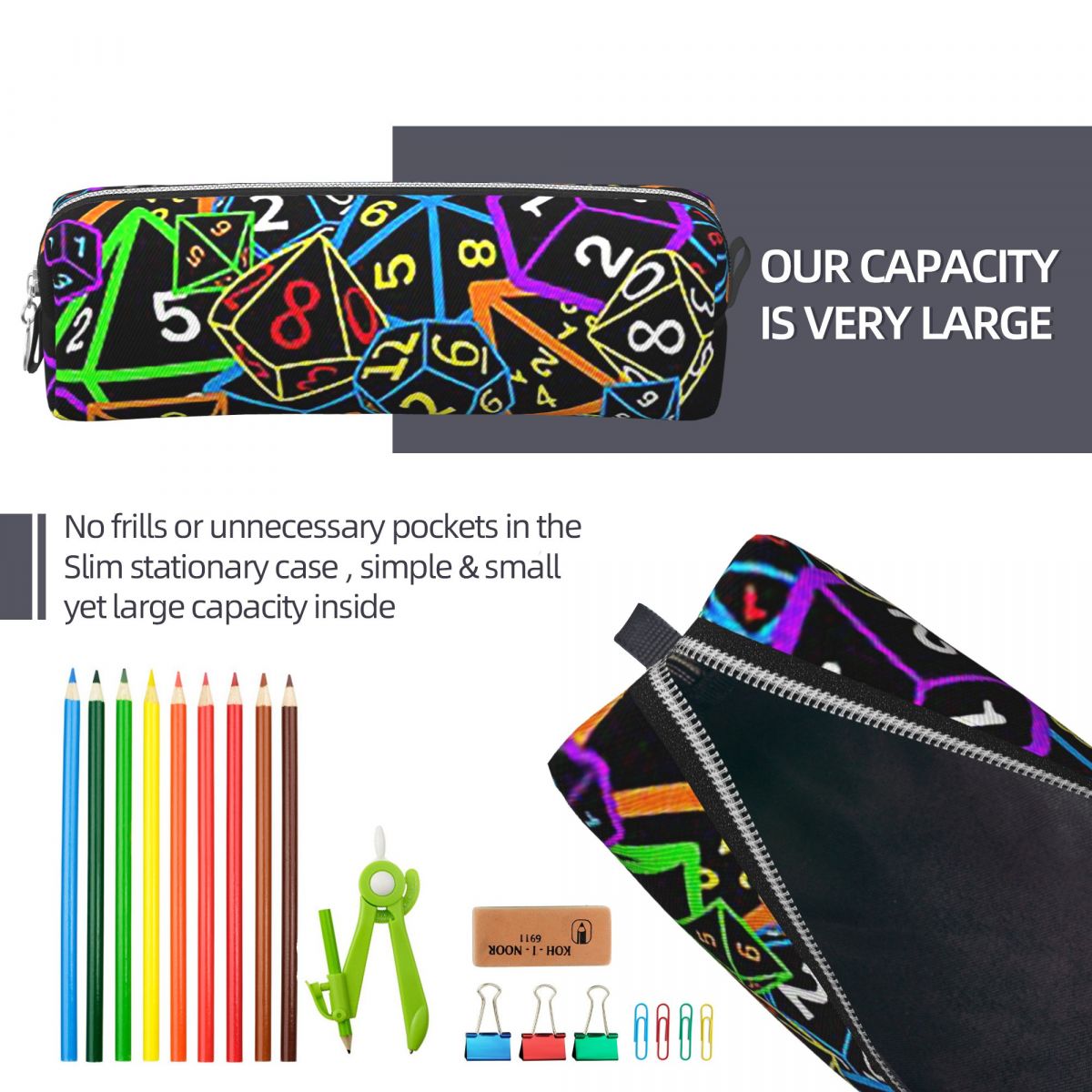D And D (Dungeons And Dragons) - đánh giá và giá Pen Pouch Roll