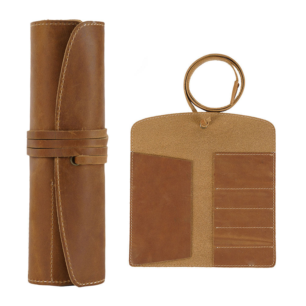 Vintage Handmade Pen Pouch Rol - đánh giá và giá Pen Pouch Roll