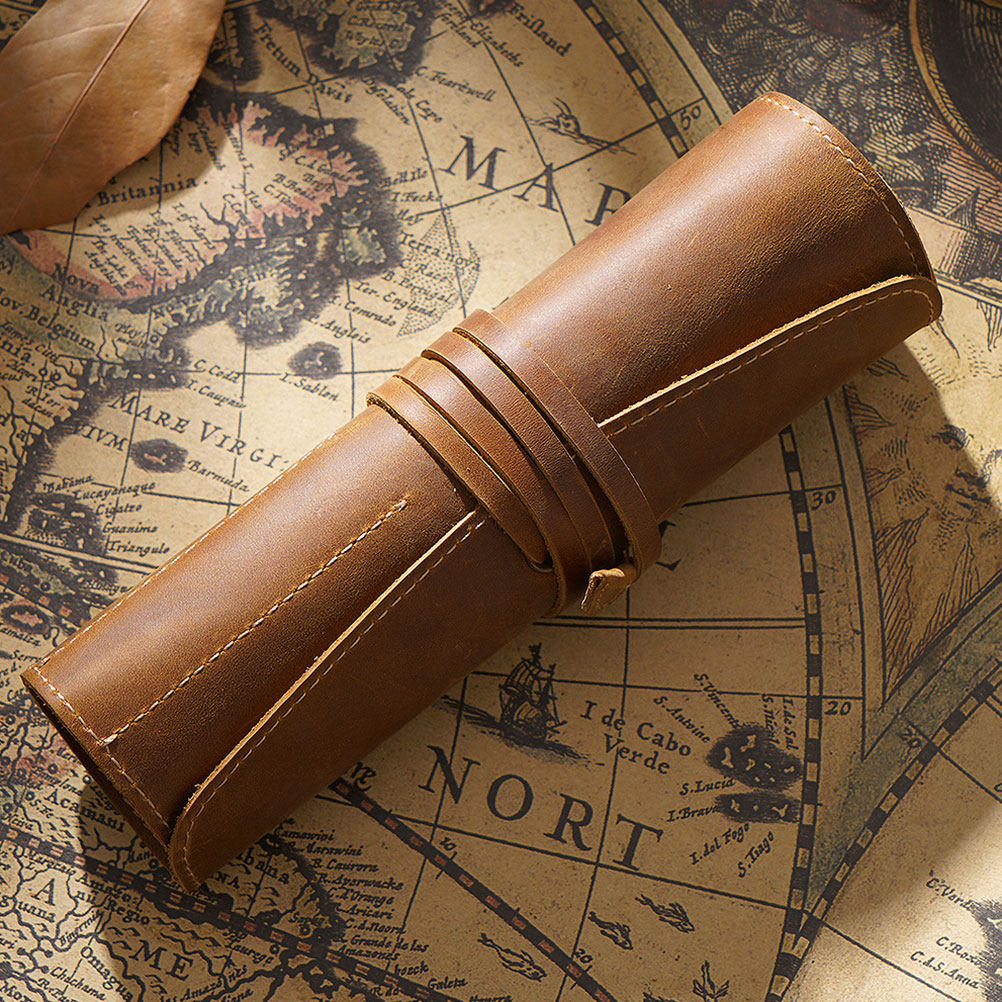 Vintage Handmade Pen Pouch Rol - đánh giá và giá Pen Pouch Roll