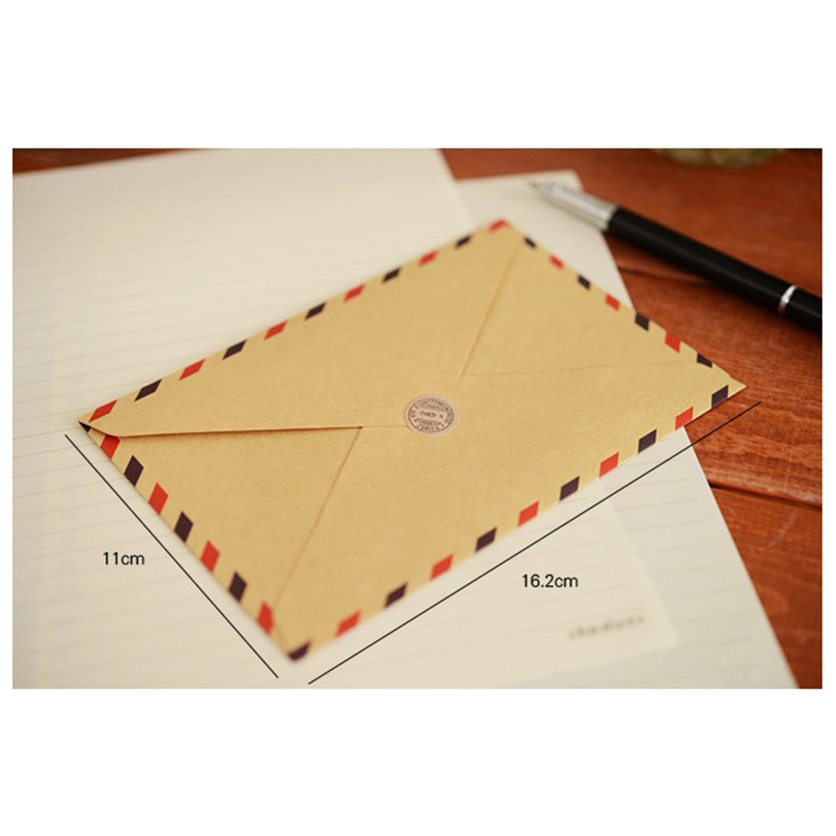 10Pcs Kraft Paper Envelopes Re - đánh giá và giá Letter Envelope Kraft