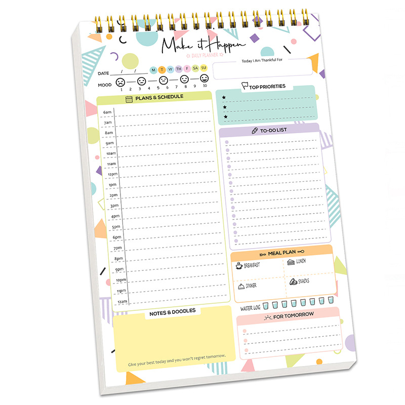 Planner Agenda Spiral A5 Noteb - đánh giá và giá Office Stationery Supply List