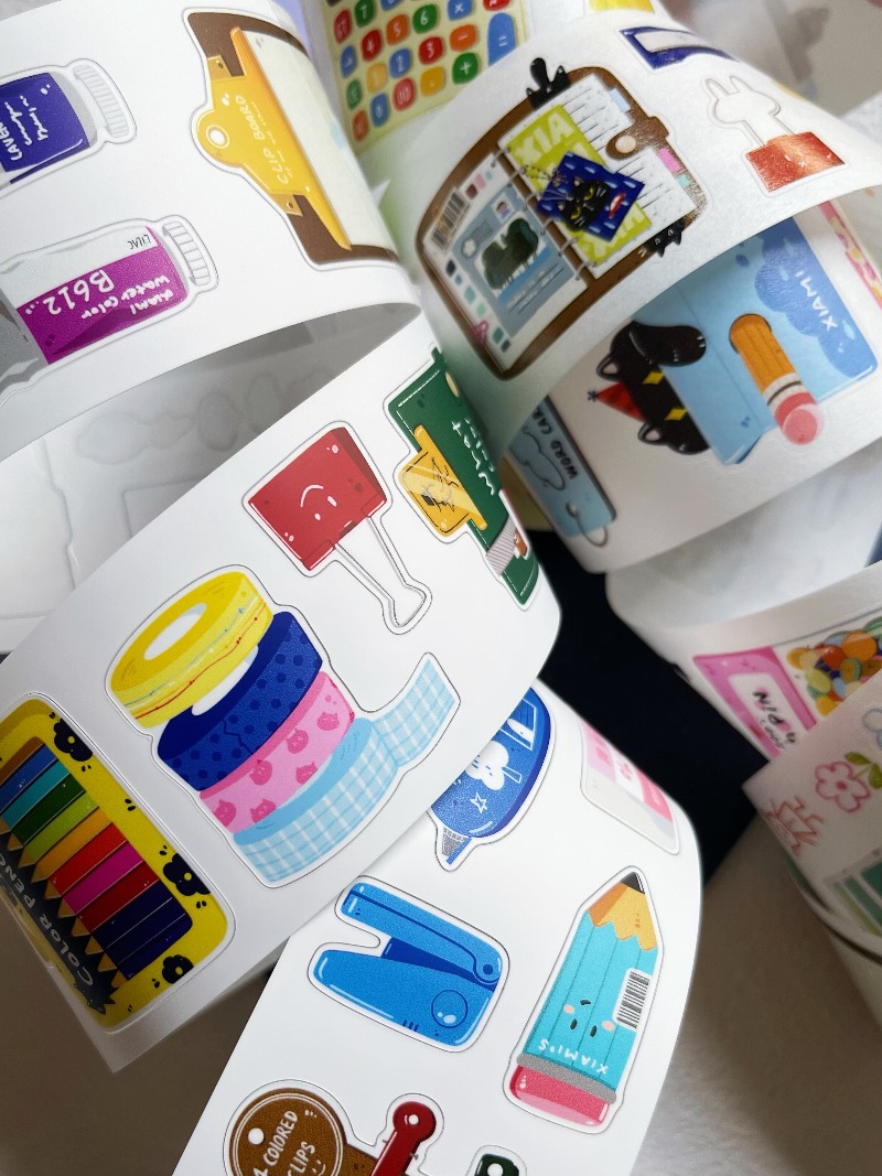 XIAMI Studio Small Stationery  - đánh giá và giá Washi Tape Set