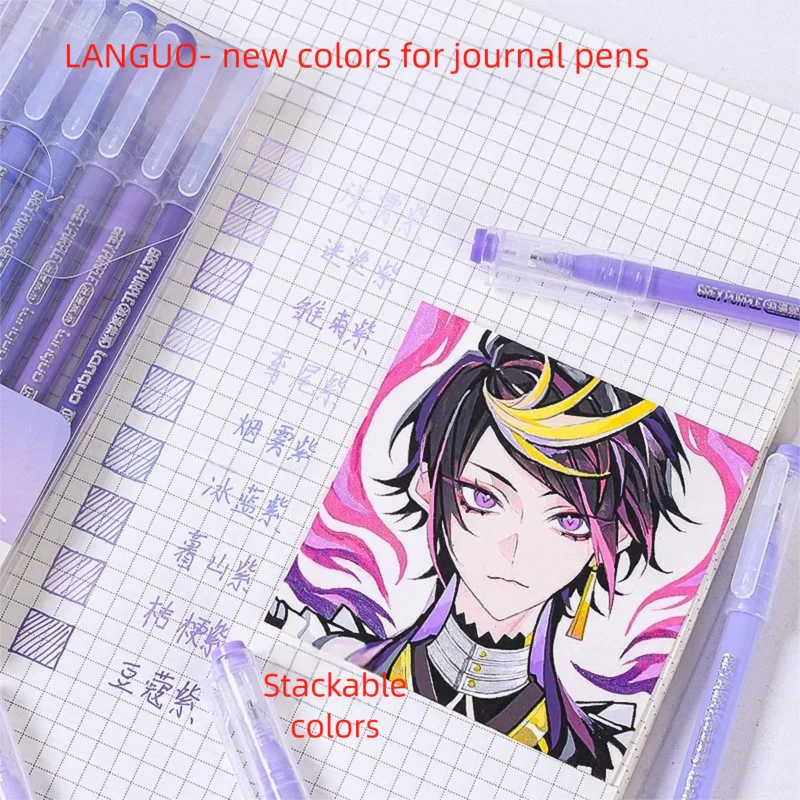 Languo 45/9 Colors Morandi Gel - đánh giá và giá Gel Ink Pen Set
