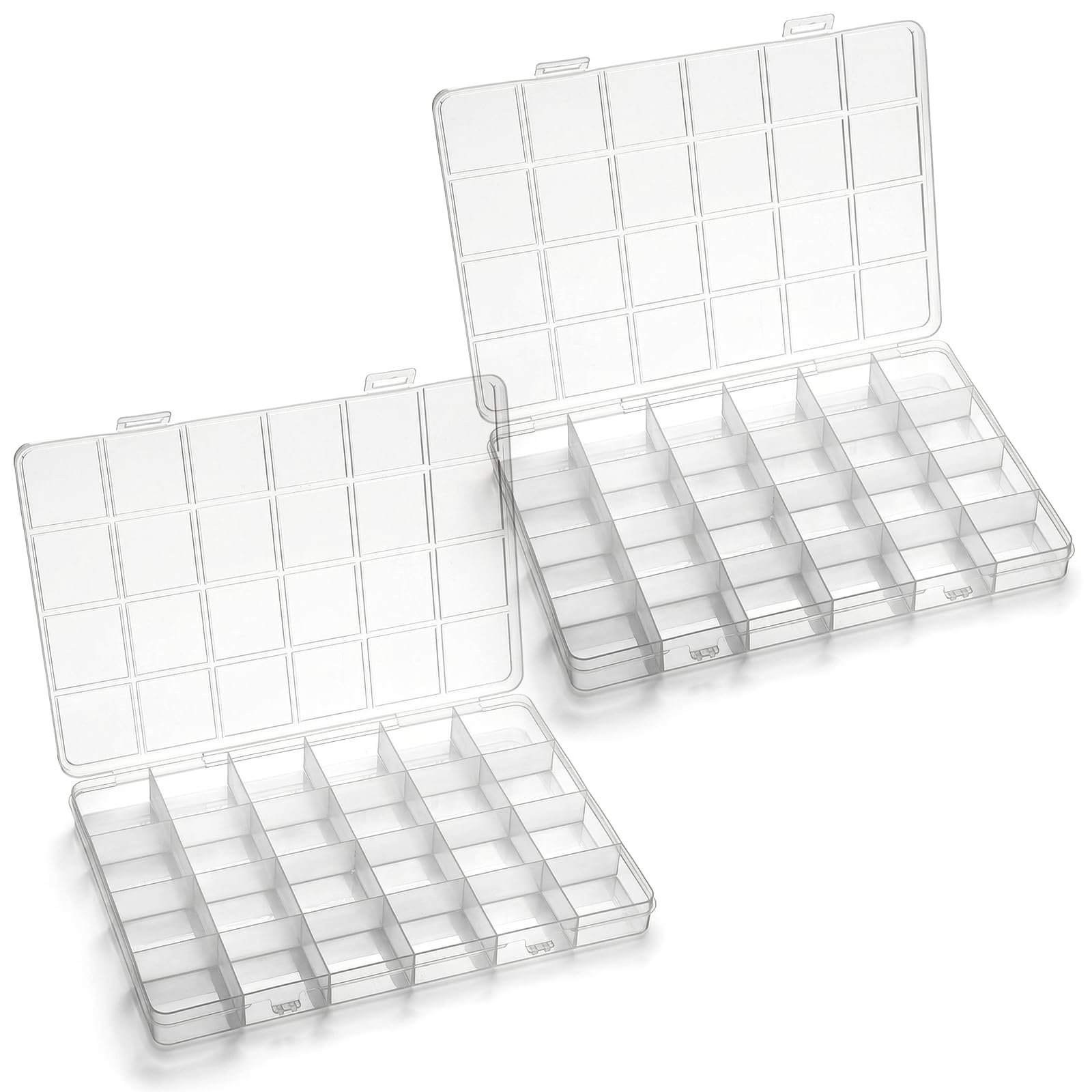 24-Grid Plastic Organizer Box  - đánh giá và giá Washi Tape Set