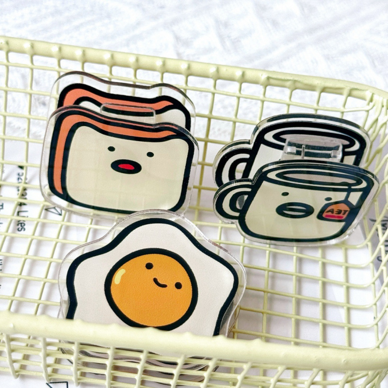 1pc Cute Toast Fried Egg Tea C - đánh giá và giá Stationery Warehouse