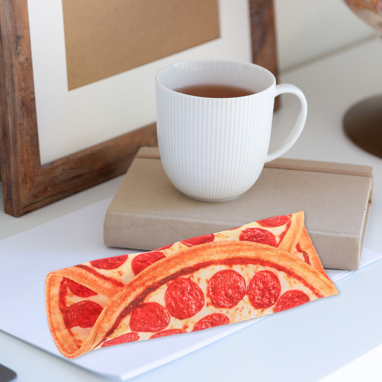 Pizza Pencil Case Roll Up Canv - đánh giá và giá Pen Pouch Roll
